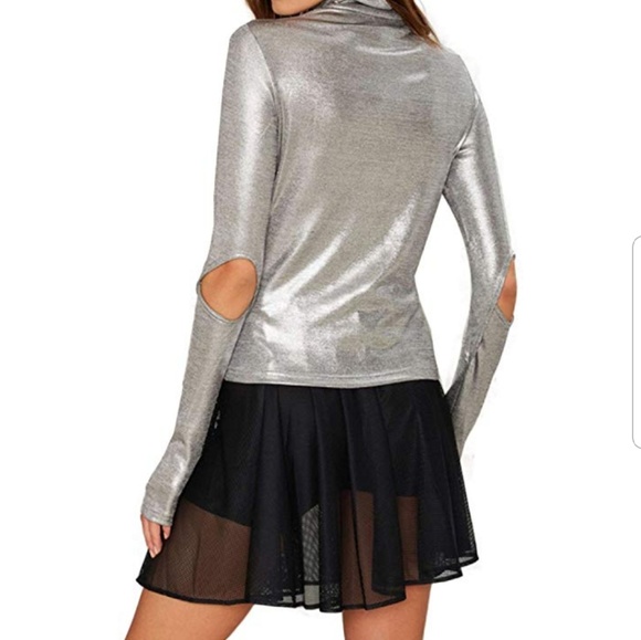 Metallic turtleneck - Picture 4 of 8